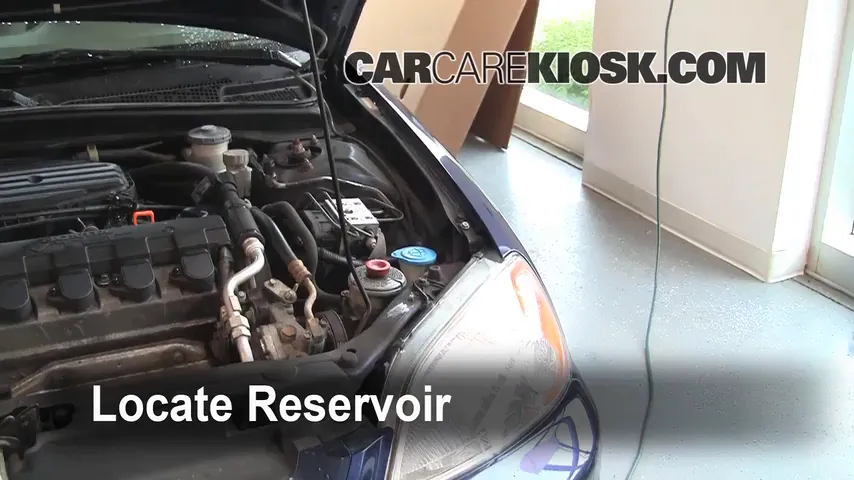 2001 Honda Civic EX 1.7L 4 Cyl. Coupe (2 Door) Windshield Washer Fluid